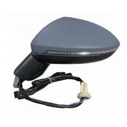 Retrovisore elettrico termico ribaltabile fotocromatico asferico con freccia e luce di cortesia 11 pin sx