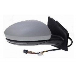 Retrovisore elettrico termico con freccia e luce di cortesia verniciabile dx