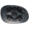 Piastra specchietto con vetro lato guida - sx