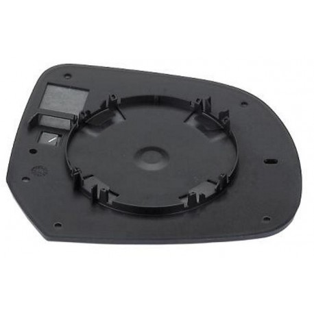 Piastra specchietto con vetro lato guida - sx