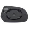 Piastra specchietto con vetro lato guida - sx