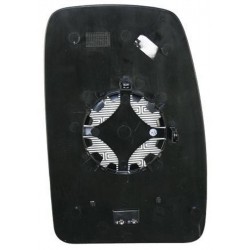 Piastra specchietto con vetro lato guida - sx