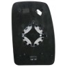 Piastra specchietto con vetro lato guida - sx