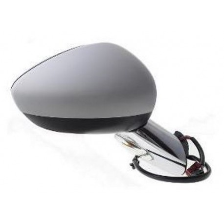 Retrovisore elettrico termico con sonda freccia e base cromata 9 pin dx