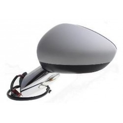 Retrovisore elettrico termico con freccia e base cromata 7 pin sx
