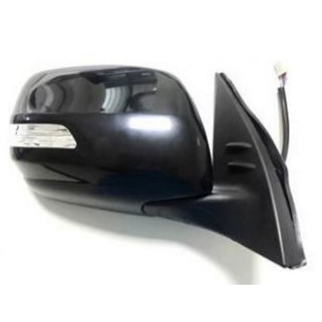 Retrovisore elettrico termico ribaltabile con freccia 9 pin nero dx