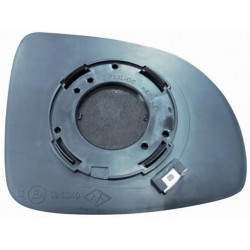 Piastra specchietto con vetro lato guida - sx