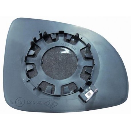 Piastra specchietto con vetro lato guida - sx
