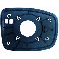 Piastra specchietto con vetro lato guida - sx