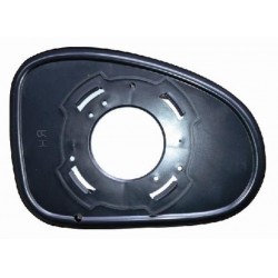 Piastra specchietto con vetro lato guida - sx