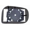 Piastra specchietto con vetro lato guida - sx