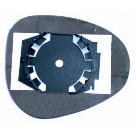Piastra specchietto con vetro lato guida - sx