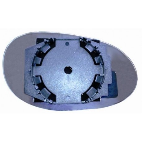 Piastra specchietto con vetro lato guida - sx