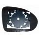 Piastra specchietto con vetro lato guida - sx