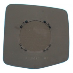 Piastra specchietto con vetro lato guida - sx