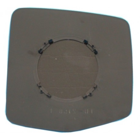 Piastra specchietto con vetro lato guida - sx