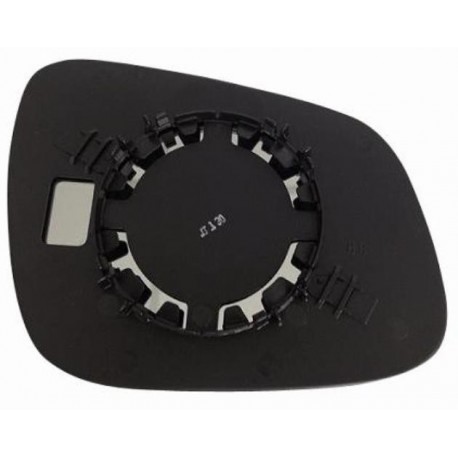 Piastra specchietto con vetro lato guida - sx