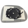 Piastra specchietto con vetro lato guida - sx