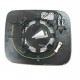 Piastra specchietto termica con vetro dx