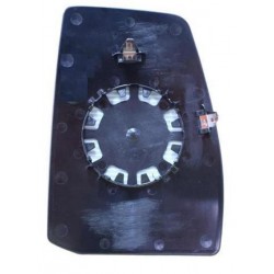 Piastra specchietto con vetro lato guida - sx