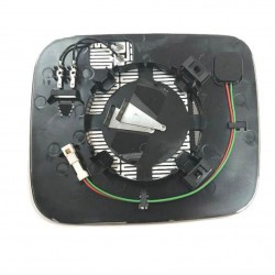 Piastra specchietto termica con vetro sx
