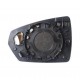 Piastra specchietto termica con vetro dx
