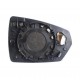 Piastra specchietto termica con vetro sx