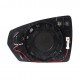 Piastra specchietto termica con vetro dx