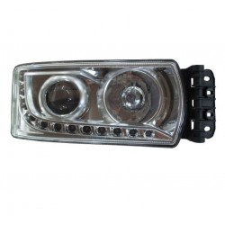 Faro Proiettore xenon D1S-H7 con luce diurna a led manuale dx