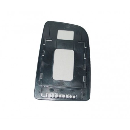 Piastra specchietto superiore con vetro attacco rettangolare sx