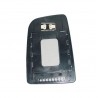 Piastra specchietto superiore termica con vetro attacco rettangolare dx