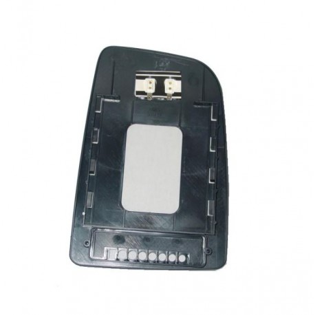 Piastra specchietto superiore termica con vetro attacco rettangolare sx