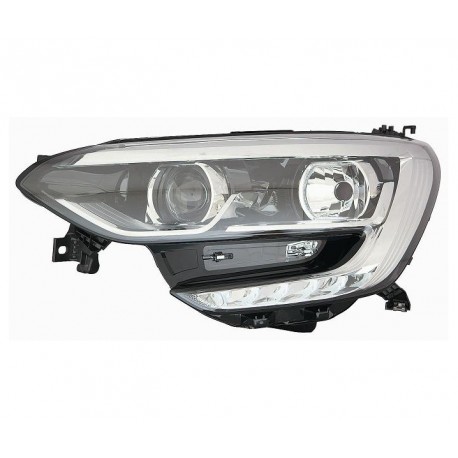 Faro Proiettore H7 - H7 a led con luce diurna e bordo cromato sx