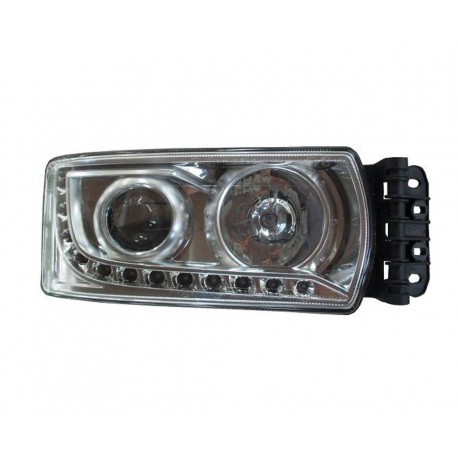 Faro Proiettore H7 - H7 a led con luce diurna regolazione manuale con centralina dx