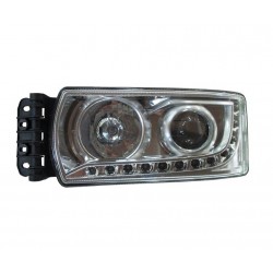 Faro Proiettore H7 - H7 a led con luce diurna regolazione manuale con centralina sx