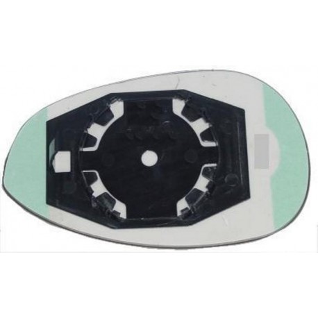Piastra specchietto con vetro lato passeggero - dx