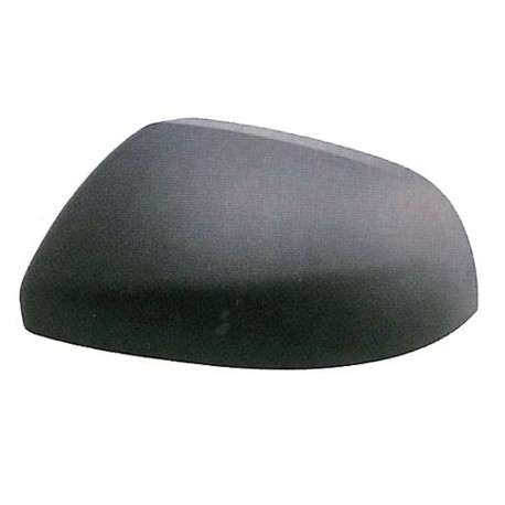 Calotta specchietto retrovisore nera verniciabile mod senza freccia sx