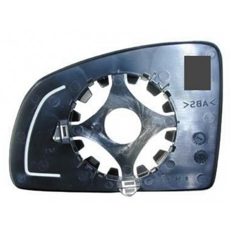Piastra specchietto con vetro lato passeggero - dx