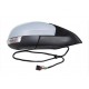 Specchietto elettrico termico richiudibile con memoria freccia e luce di cortesia 13 pin dx