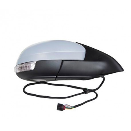 Specchietto elettrico termico richiudibile con freccia e luce di cortesia 9 pin dx