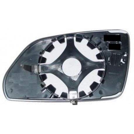 Piastra specchietto con vetro lato passeggero - dx