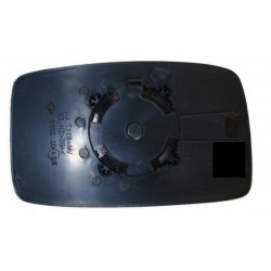 Piastra specchietto con vetro lato passeggero - dx