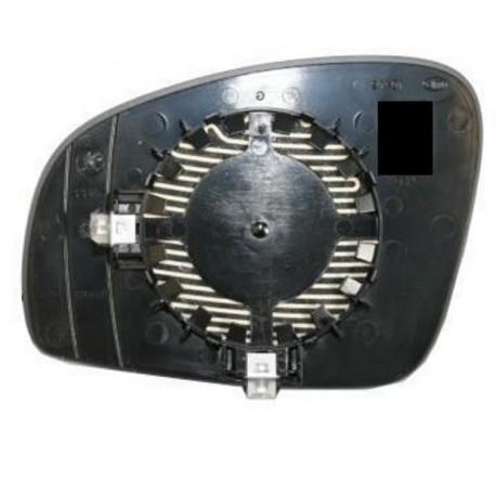 Piastra specchietto con vetro lato passeggero - dx