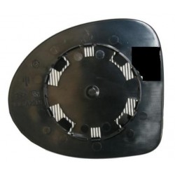 Piastra specchietto con vetro lato passeggero - dx