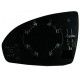 Piastra specchietto con vetro lato passeggero - dx