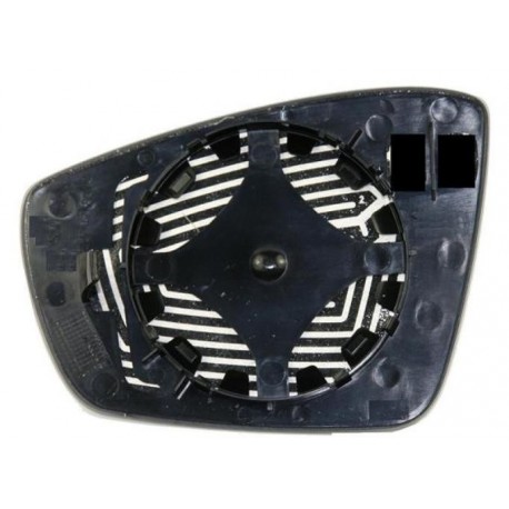 Piastra specchietto con vetro lato passeggero - dx