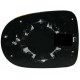 Piastra specchietto con vetro lato passeggero - dx
