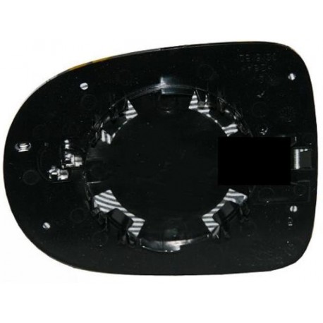 Piastra specchietto con vetro lato passeggero - dx