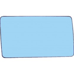 Piastra specchietto con vetro lato passeggero - dx