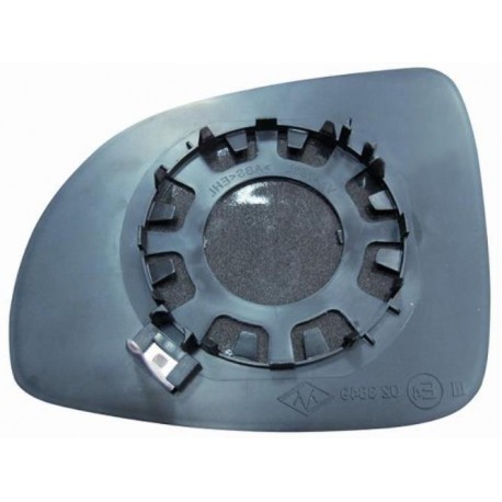 Piastra specchietto con vetro lato passeggero - dx